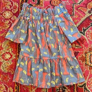 Adorable lobster top by Hello Dobson!